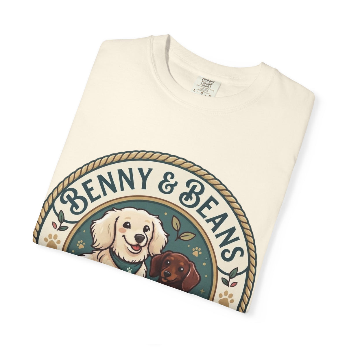 Benny & Beans Puppy Circle Graphic T-Shirt