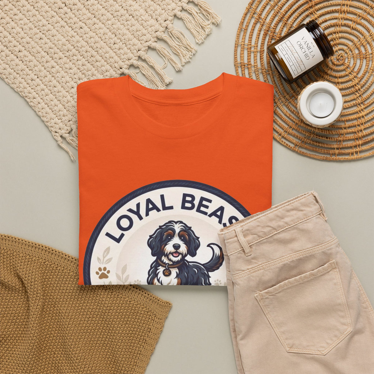 Loyal Beast Bernadoodle Unisex Heavy Cotton Tee