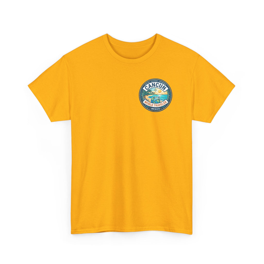 Cancun, Mexico World Traveler Unisex Heavy Cotton Tee
