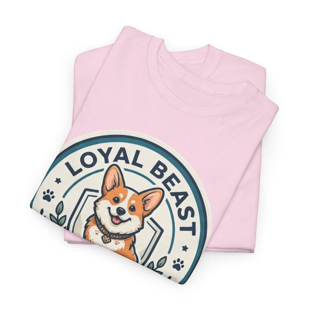 Loyal Beast Corgi Unisex Heavy Cotton Tee