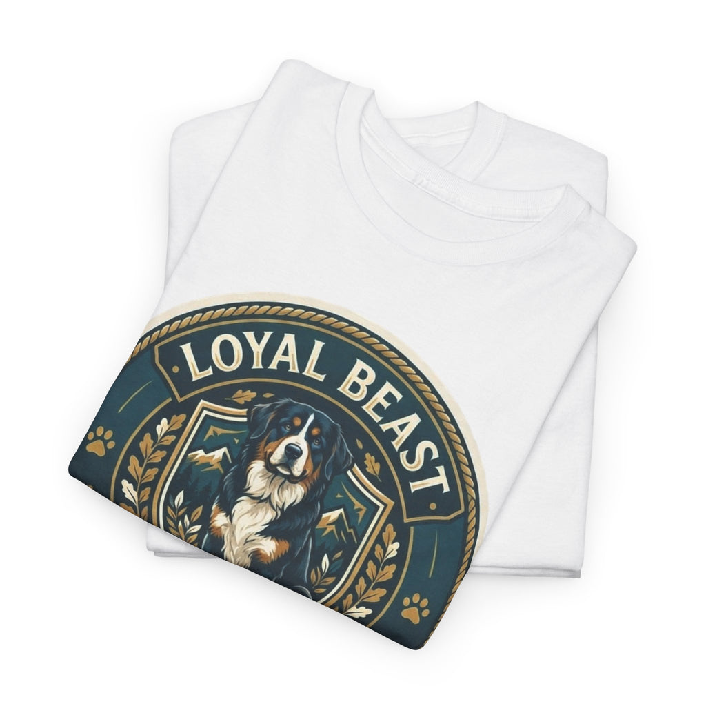Loyal Beast Bernese Mountain Dog Unisex Heavy Cotton Tee