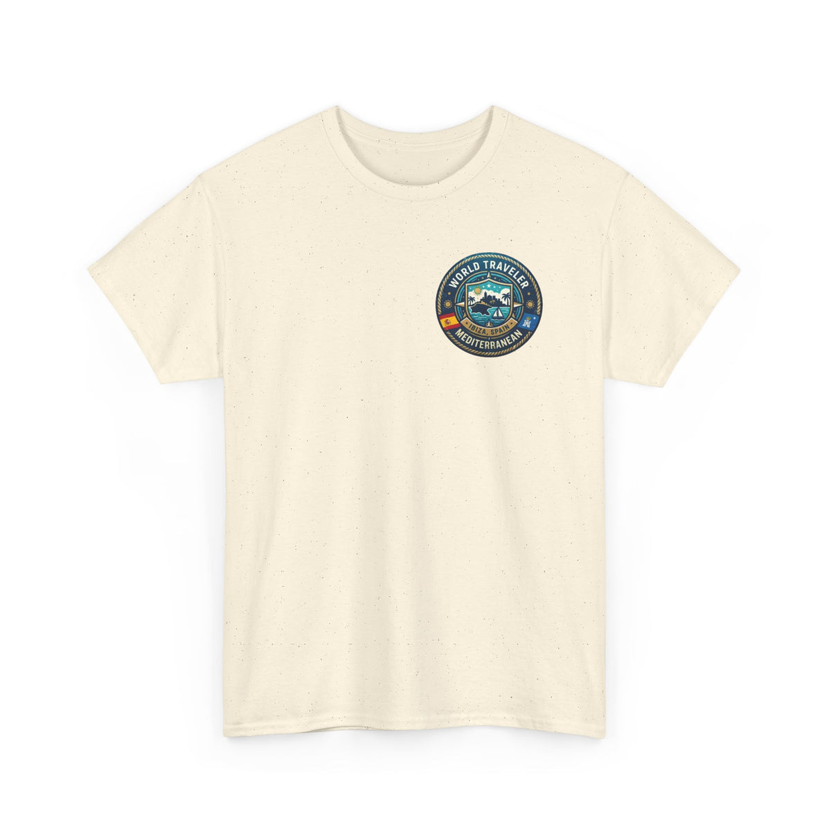 Ibiza, Spain World Traveler Unisex Heavy Cotton Tee