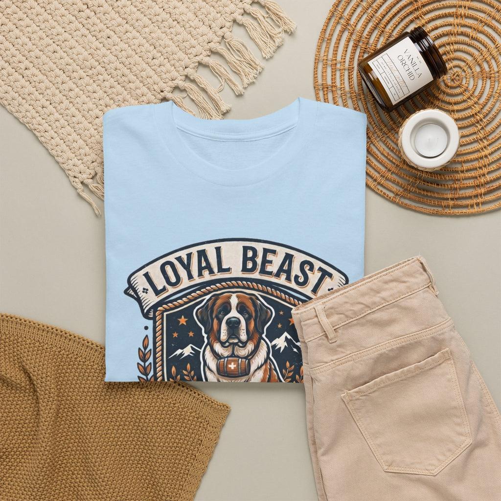 Loyal Beast Saint Bernard Unisex Heavy Cotton Tee