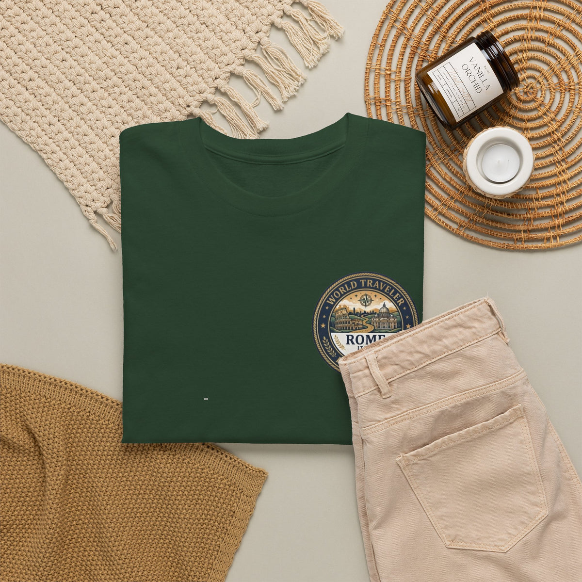 Rome World Traveler Unisex Heavy Cotton Tee