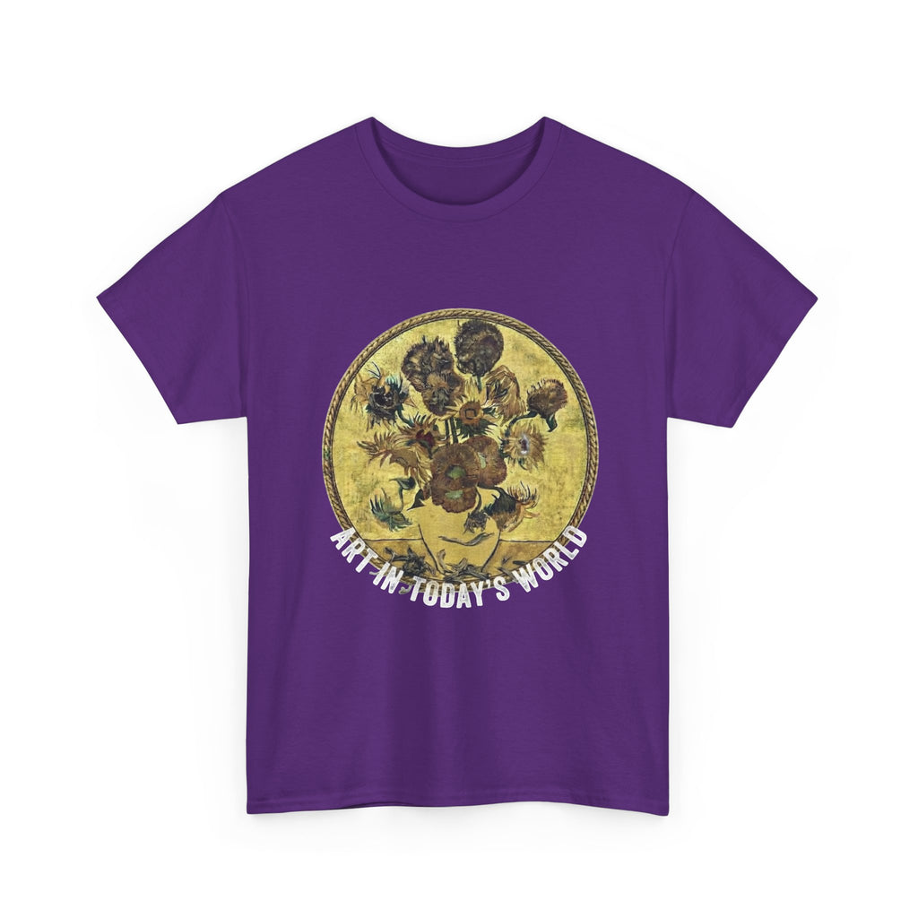 Art in Today’s World dying sunflowers T shirt