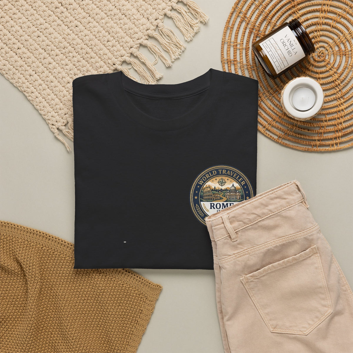 Rome World Traveler Unisex Heavy Cotton Tee
