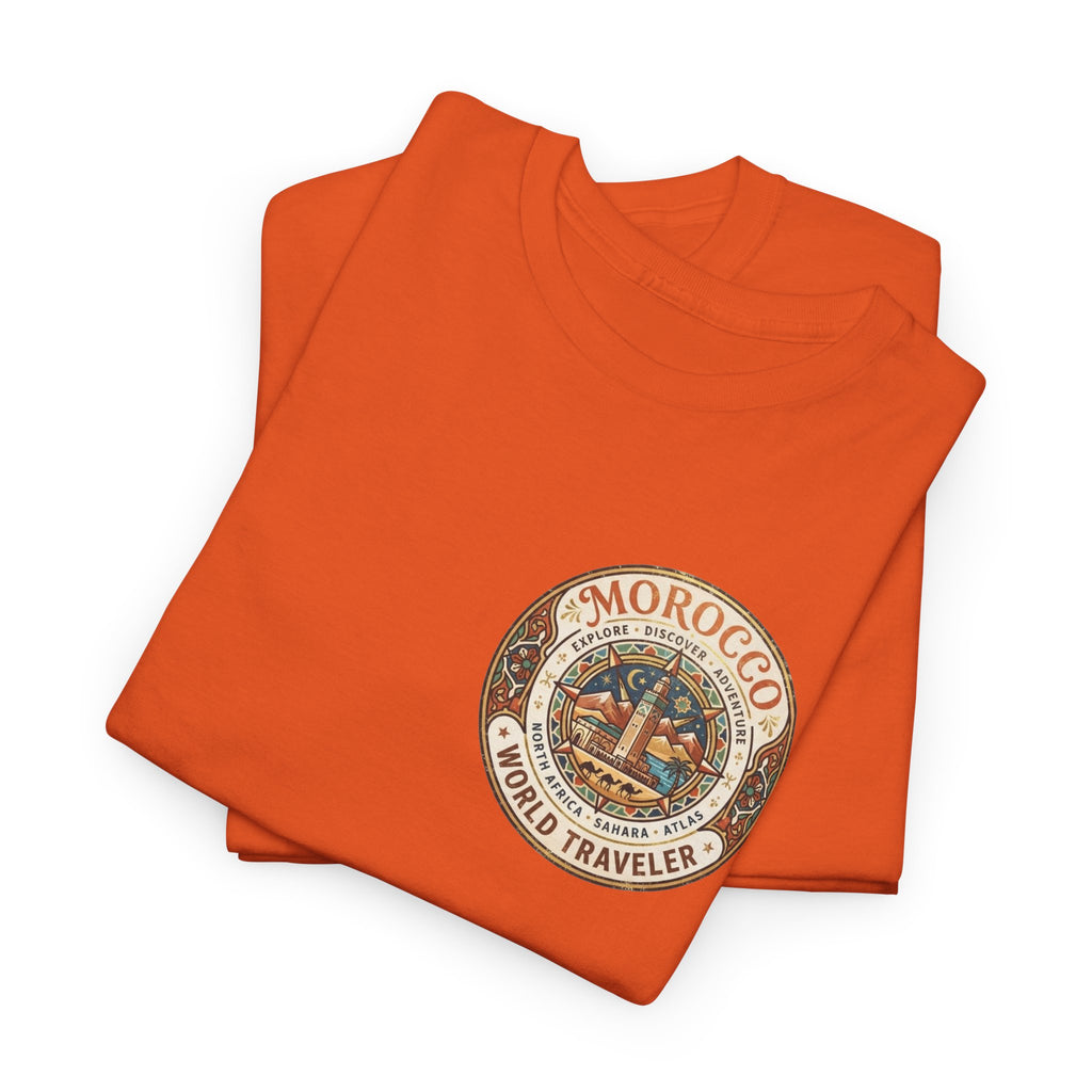 Morocco World Traveler Unisex Heavy Cotton Tee