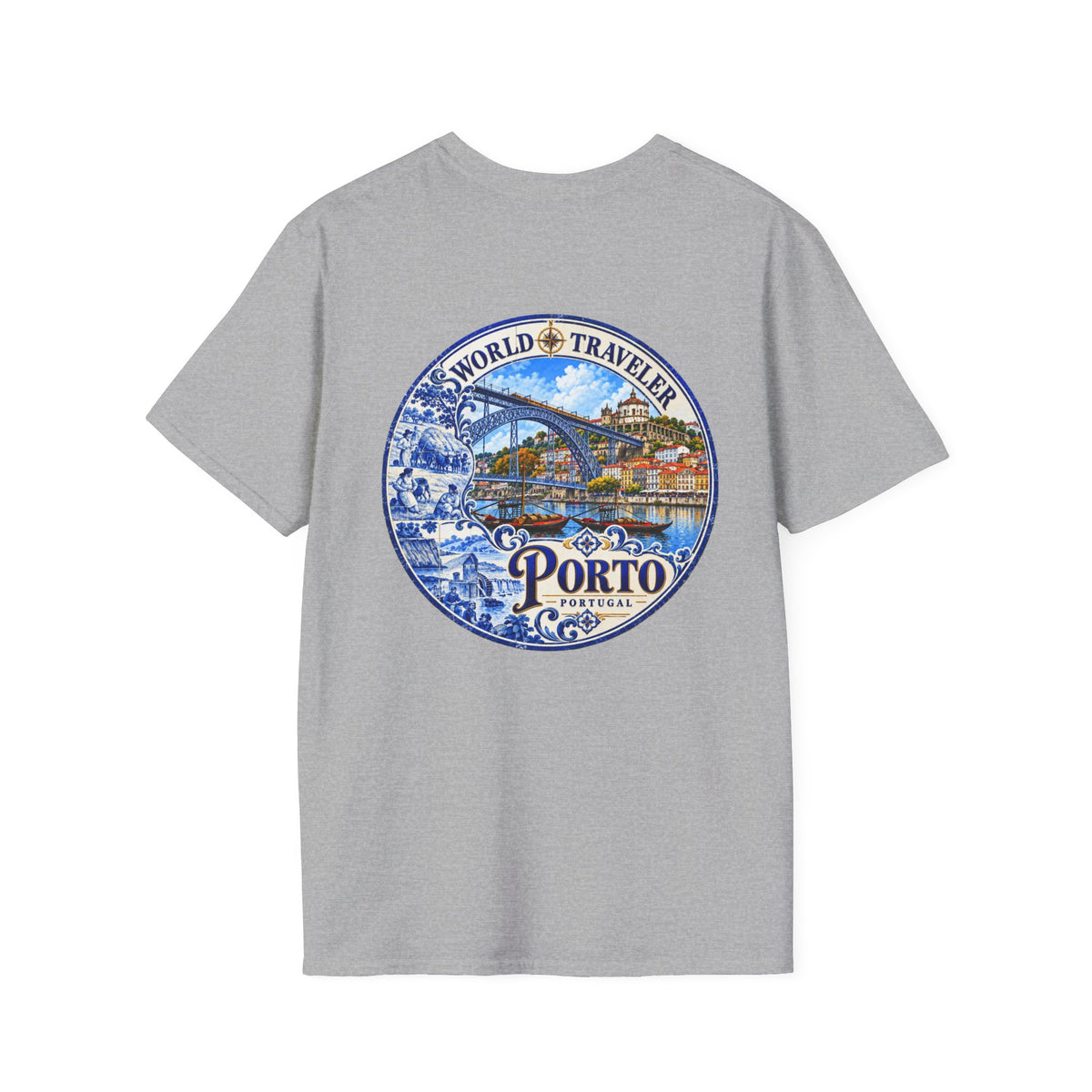 Porto, Portugal world Traveler Unisex Softstyle T-Shirt
