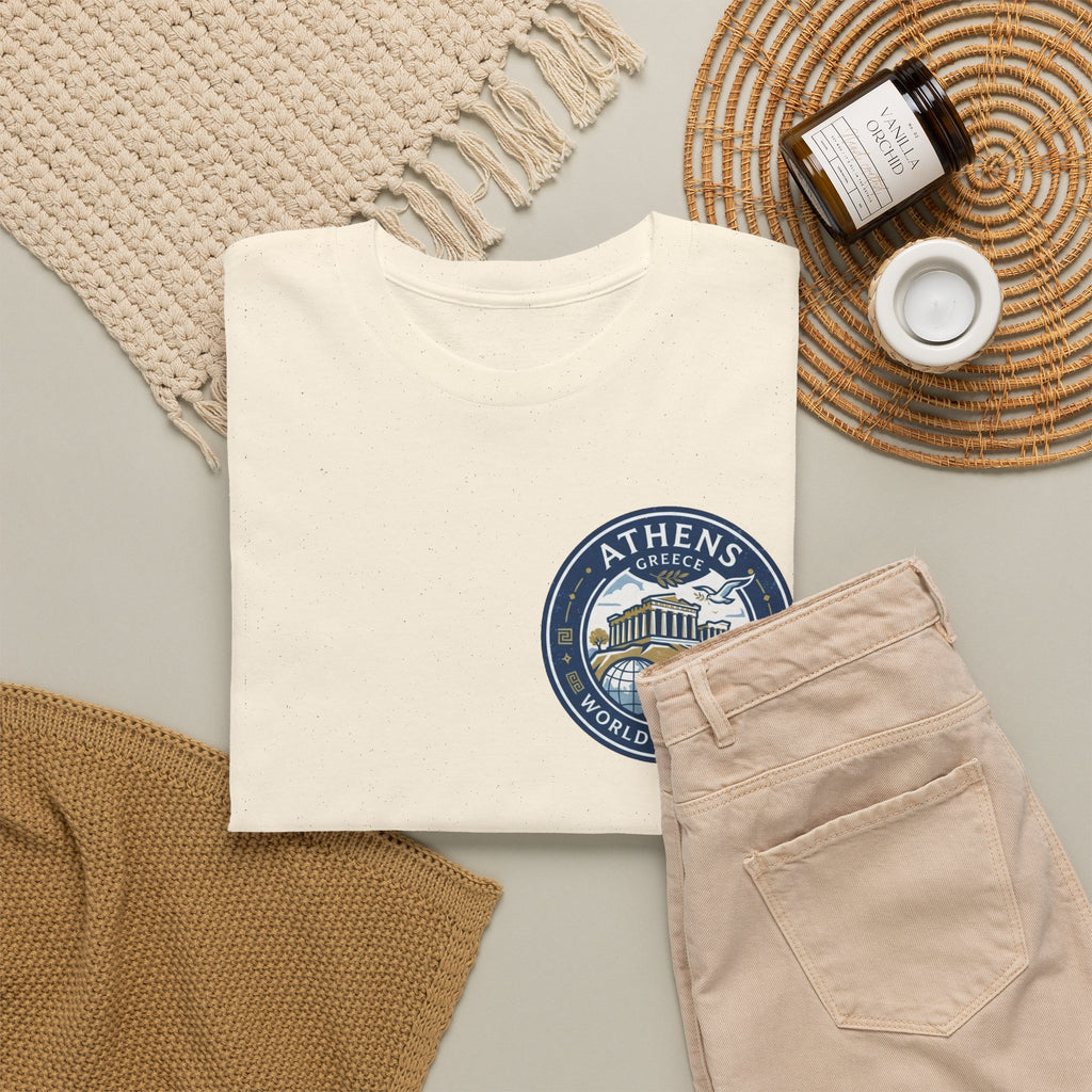 Athens, Greece World Traveler Unisex Heavy Cotton Tee