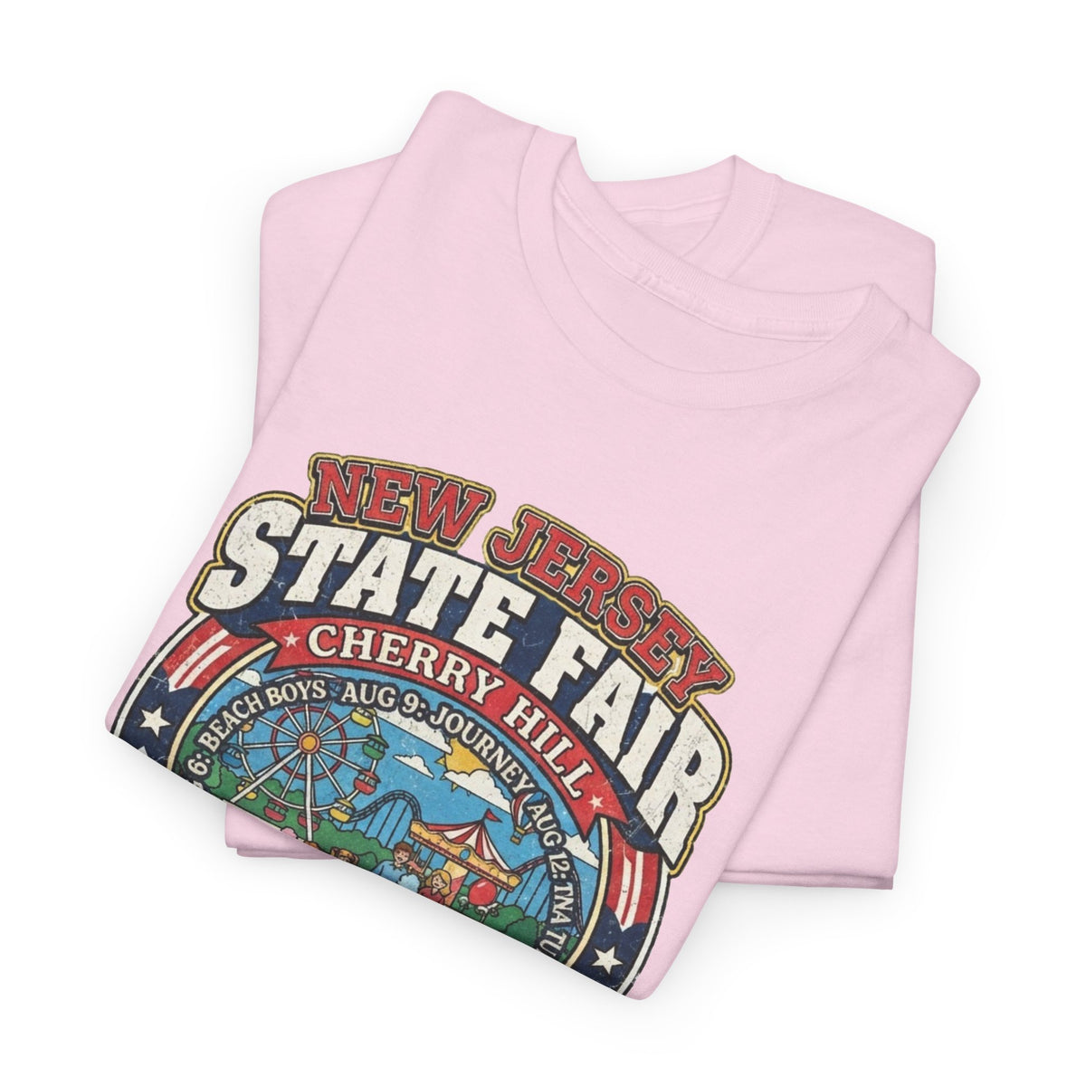Nj State Fair 1986 vintage graphic Unisex Heavy Cotton Tee