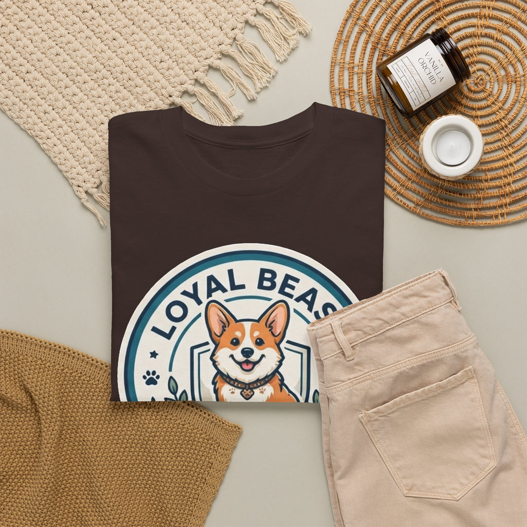 Loyal Beast Corgi Unisex Heavy Cotton Tee