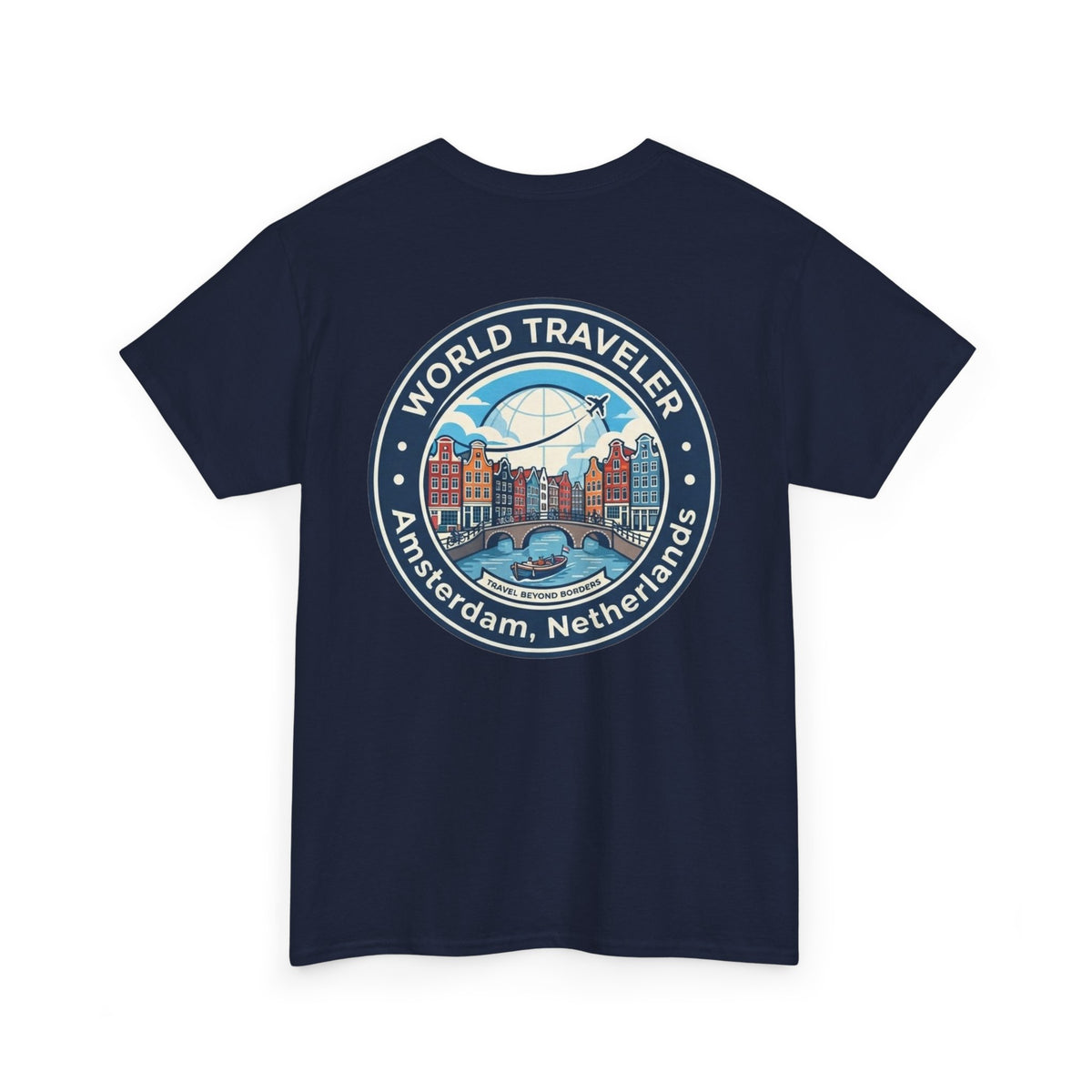 Amsterdam World Traveler Unisex Heavy Cotton Tee