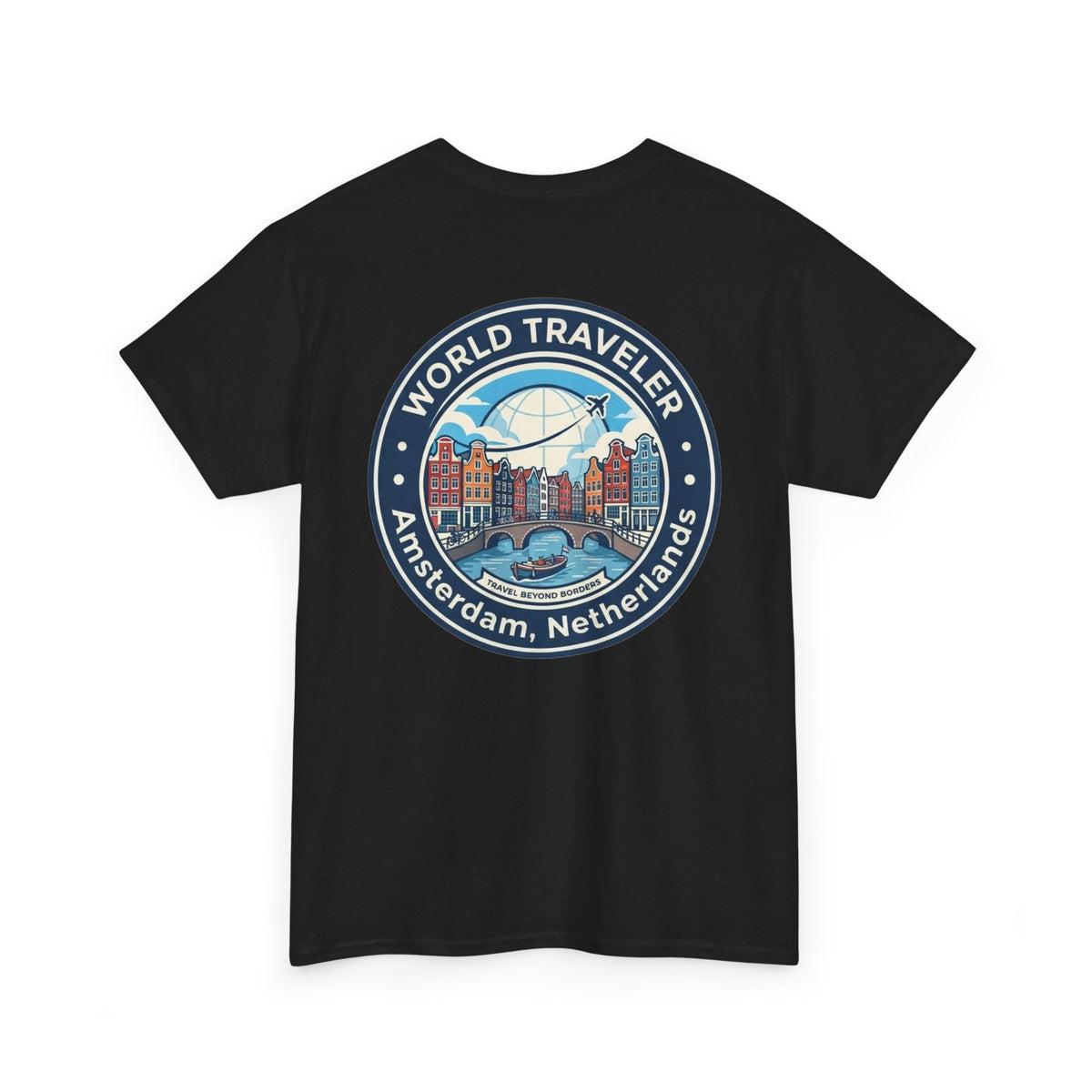 Amsterdam World Traveler Unisex Heavy Cotton Tee