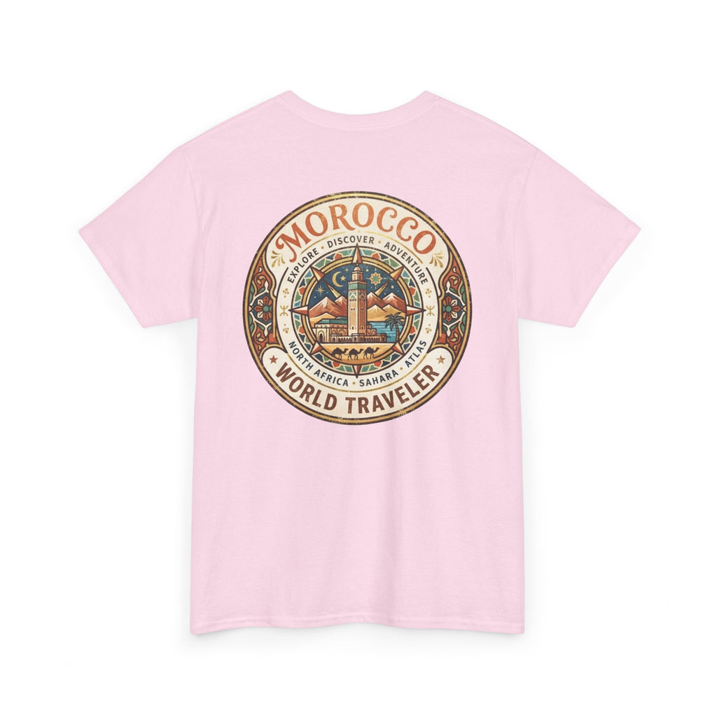 Morocco World Traveler Unisex Heavy Cotton Tee