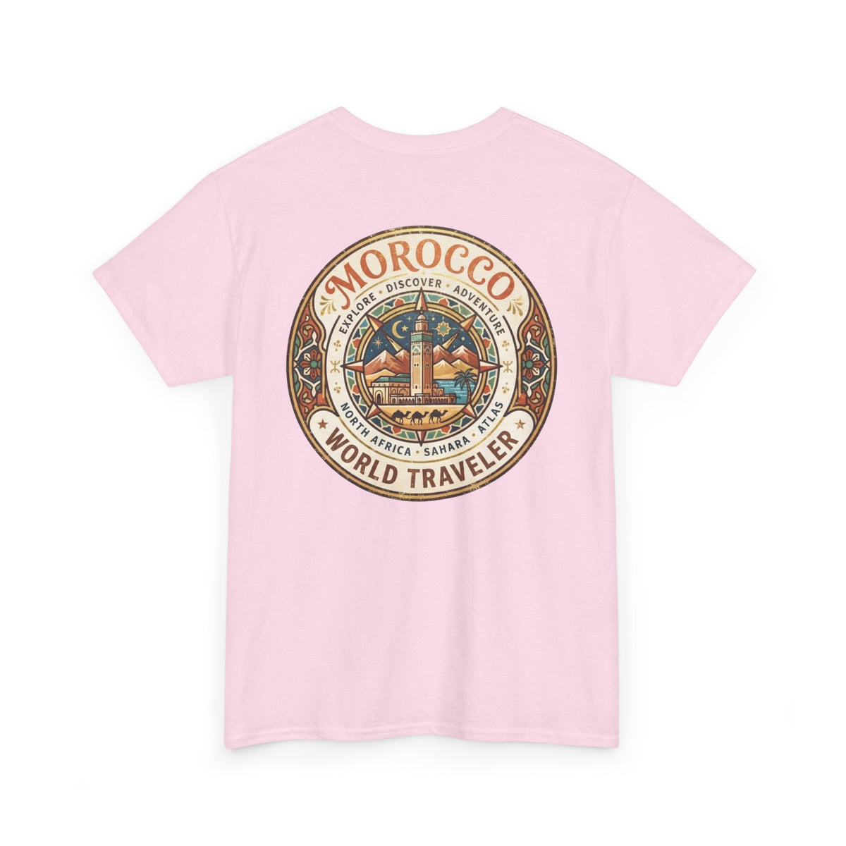 Morocco World Traveler Unisex Heavy Cotton Tee