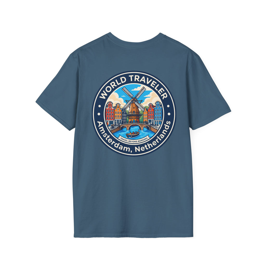 Amsterdam World Traveler Unisex Softstyle T-Shirt