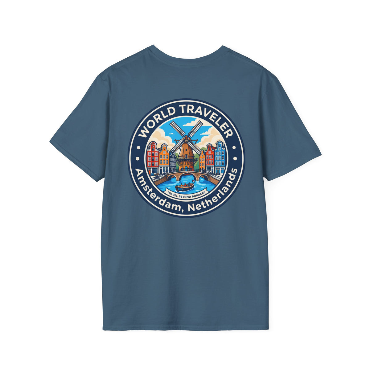 Amsterdam World Traveler Unisex Softstyle T-Shirt