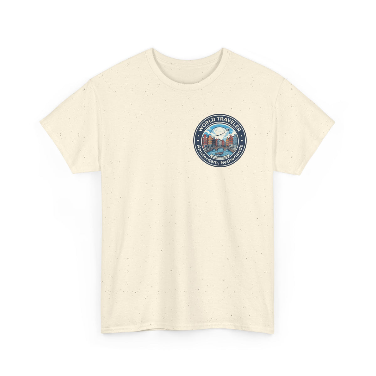 Amsterdam World Traveler Unisex Heavy Cotton Tee