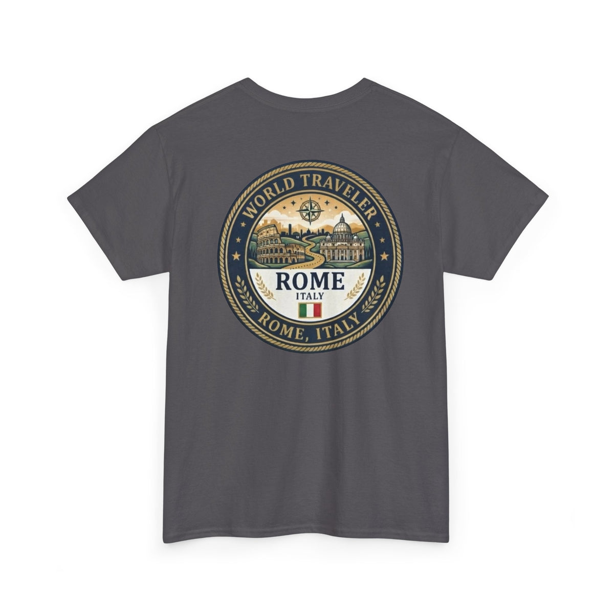 Rome World Traveler Unisex Heavy Cotton Tee