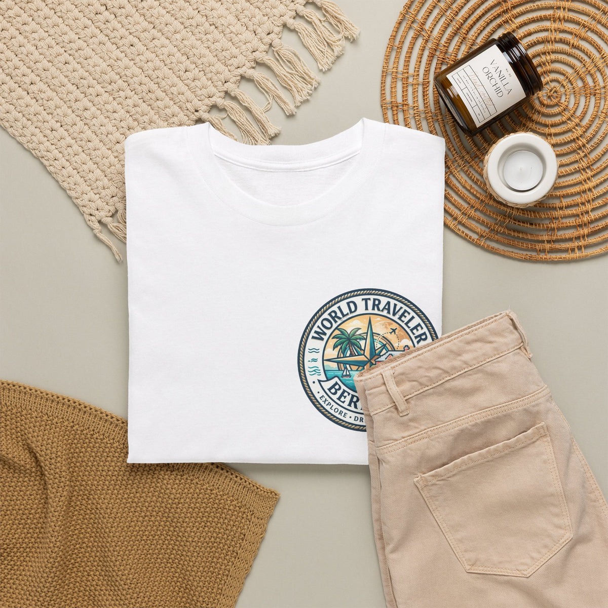 Bermuda World Traveler Unisex Heavy Cotton Tee