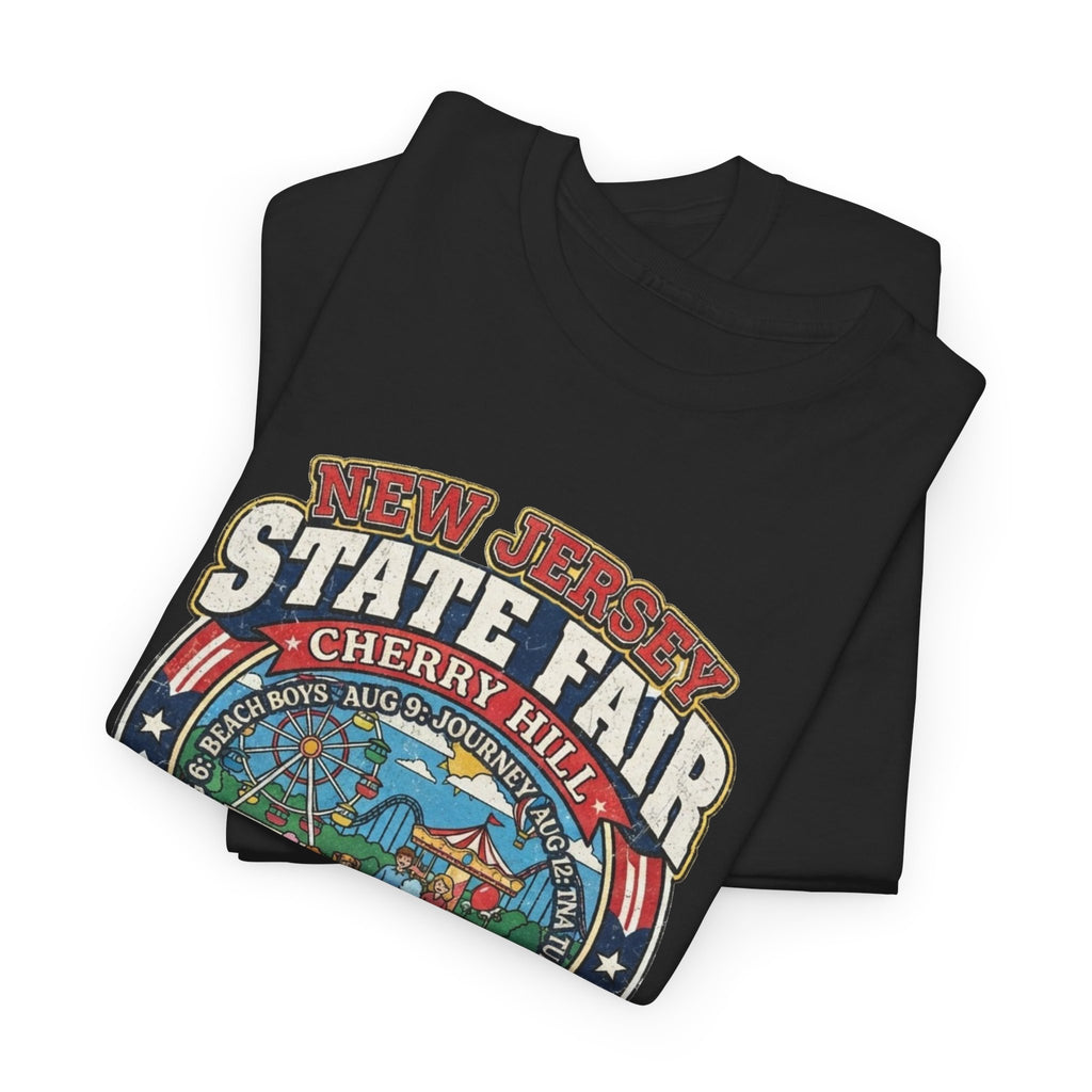 Nj State Fair 1986 vintage graphic Unisex Heavy Cotton Tee