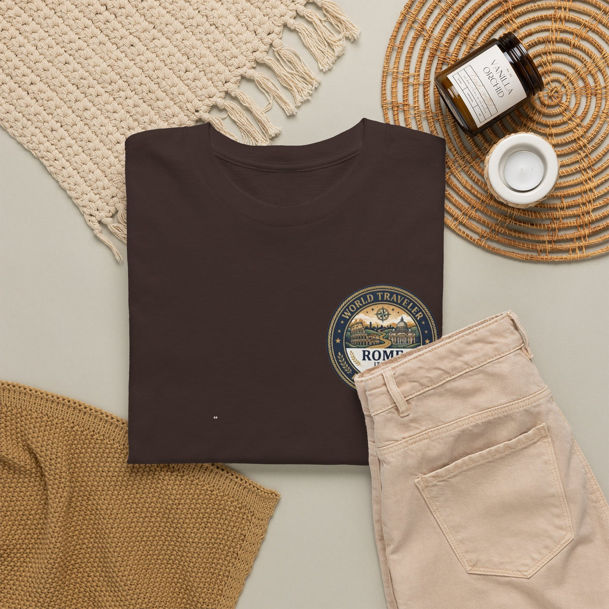 Rome World Traveler Unisex Heavy Cotton Tee