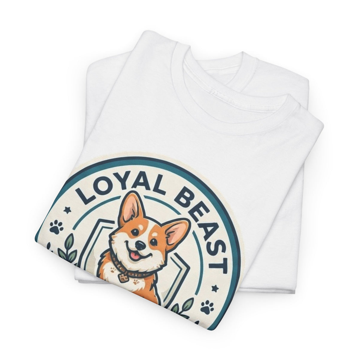Loyal Beast Corgi Unisex Heavy Cotton Tee
