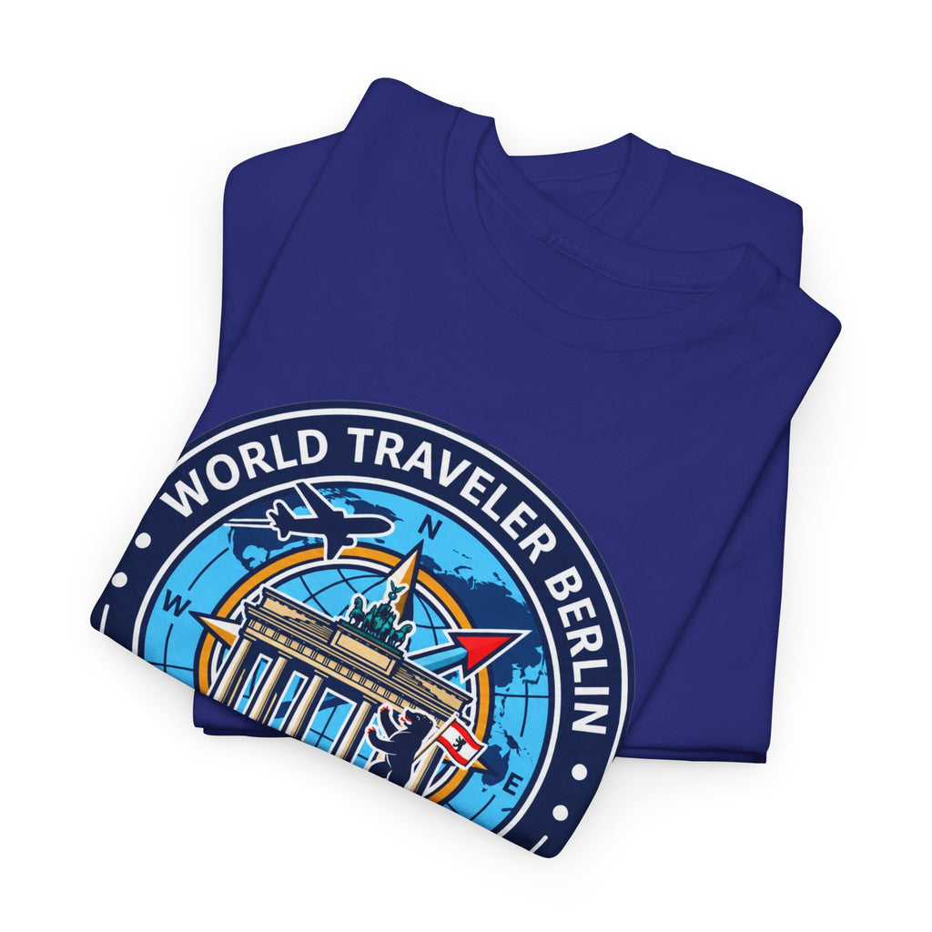 Berlin, Germany World Traveler Unisex Heavy Cotton Tee