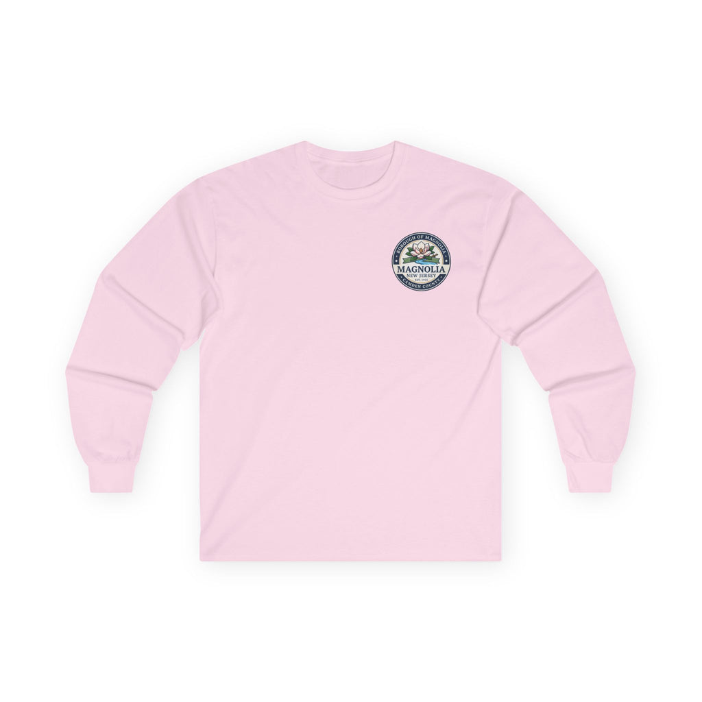 Magnolia, NJ Front and Back Logo Long Sleeve Tee Unisex Ultra Cotton