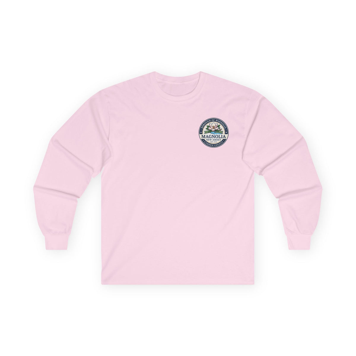 Magnolia, NJ Front and Back Logo Long Sleeve Tee Unisex Ultra Cotton