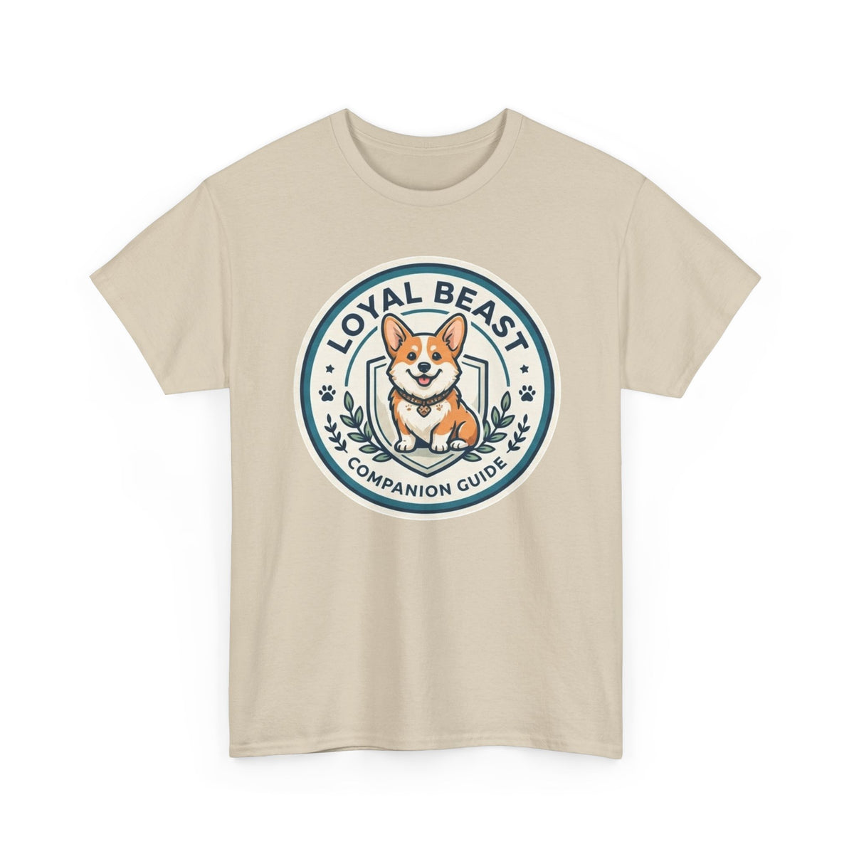Loyal Beast Corgi Unisex Heavy Cotton Tee