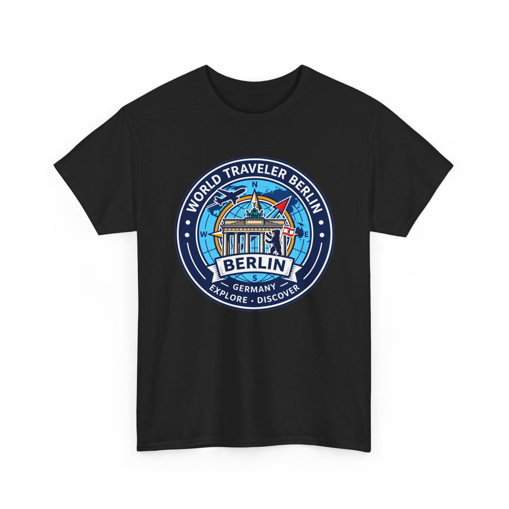 Berlin, Germany World Traveler Unisex Heavy Cotton Tee