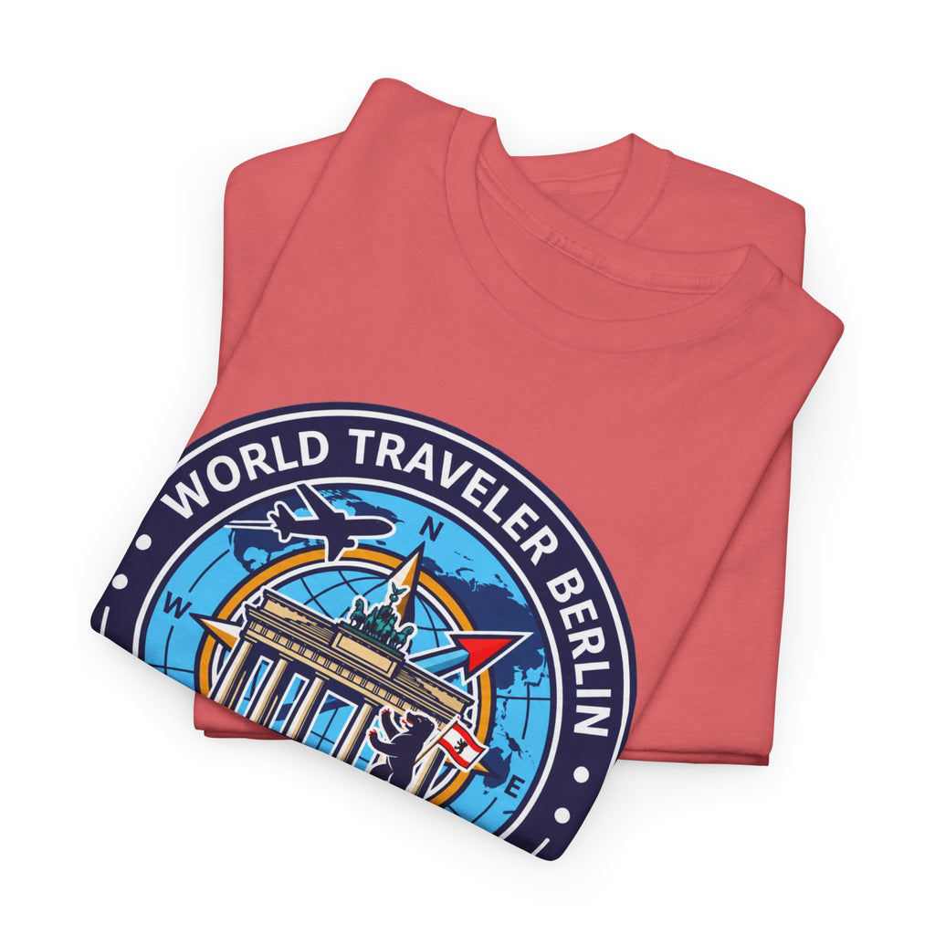 Berlin, Germany World Traveler Unisex Heavy Cotton Tee