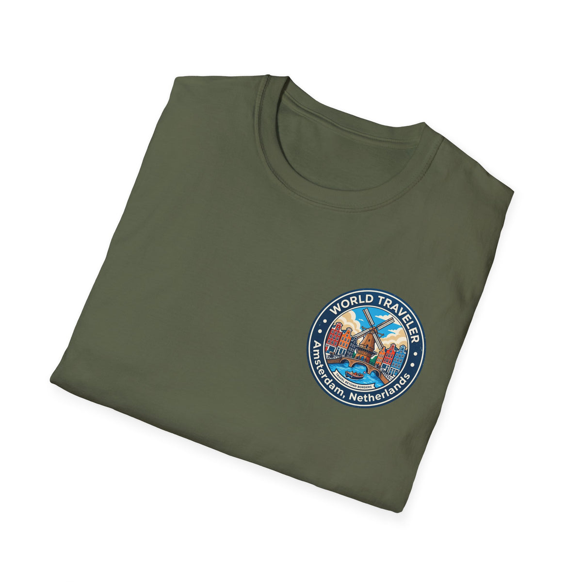 Amsterdam World Traveler Unisex Softstyle T-Shirt
