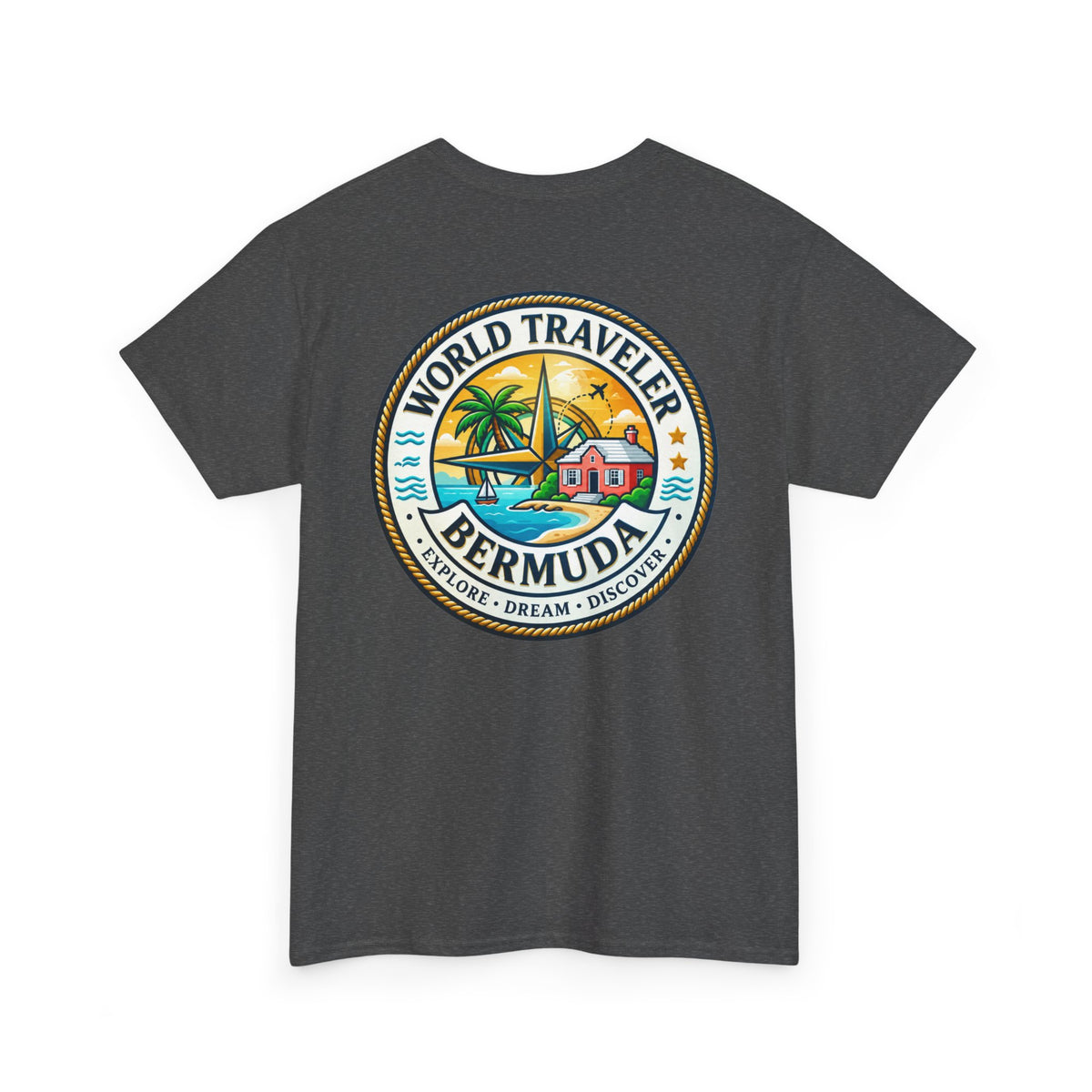 Bermuda World Traveler Unisex Heavy Cotton Tee