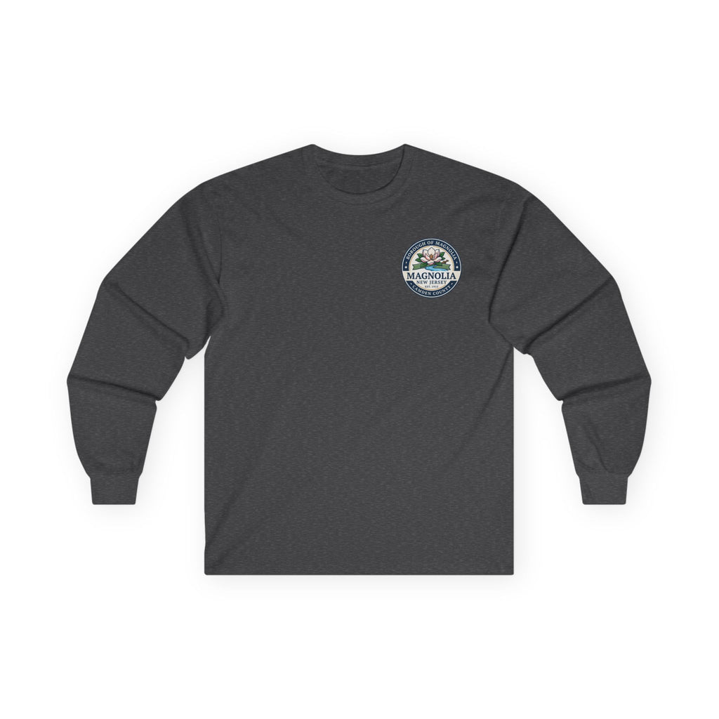 Magnolia, NJ Front and Back Logo Long Sleeve Tee Unisex Ultra Cotton