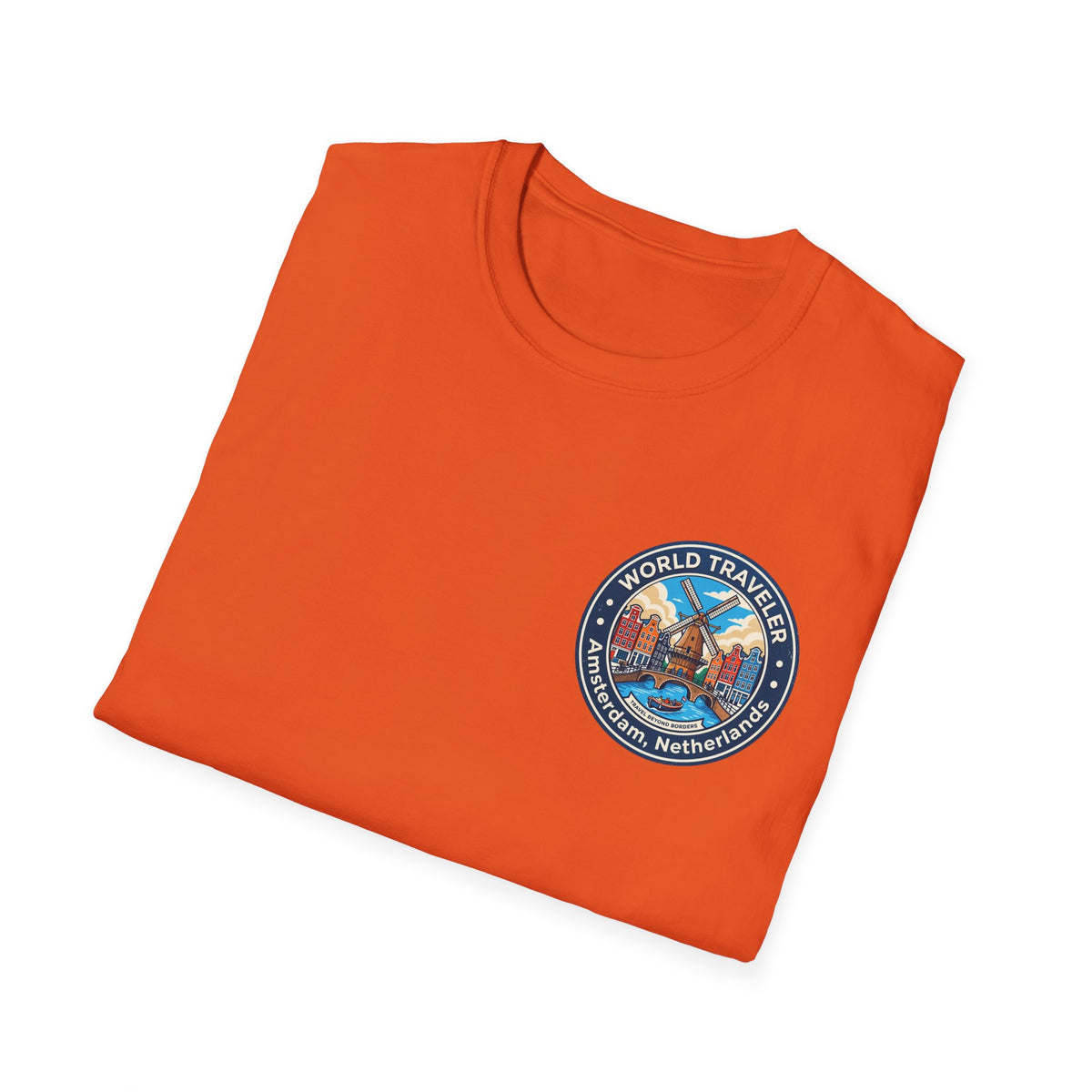 Amsterdam World Traveler Unisex Softstyle T-Shirt