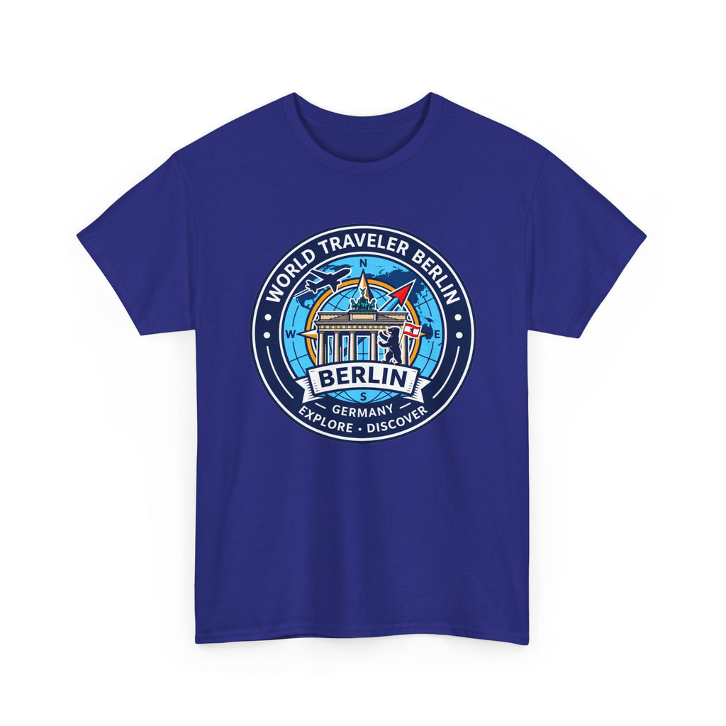 Berlin, Germany World Traveler Unisex Heavy Cotton Tee
