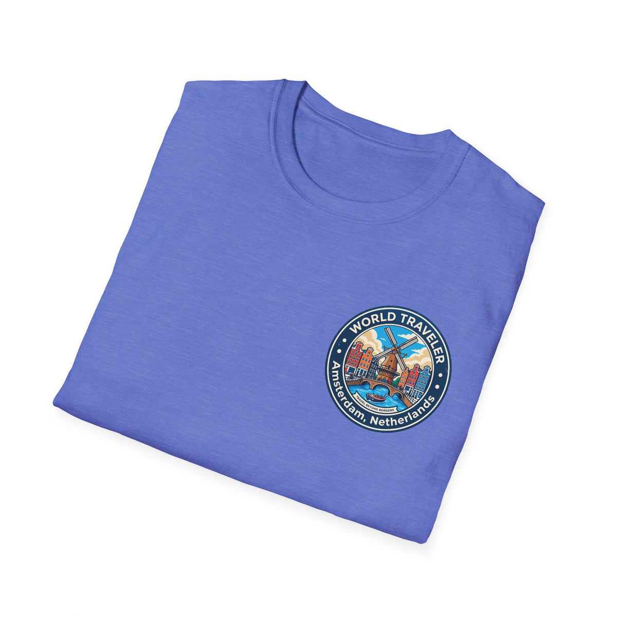 Amsterdam World Traveler Unisex Softstyle T-Shirt