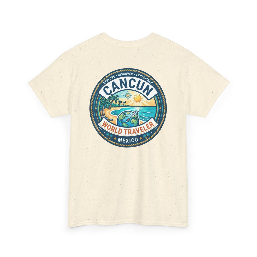 Cancun, Mexico World Traveler Unisex Heavy Cotton Tee