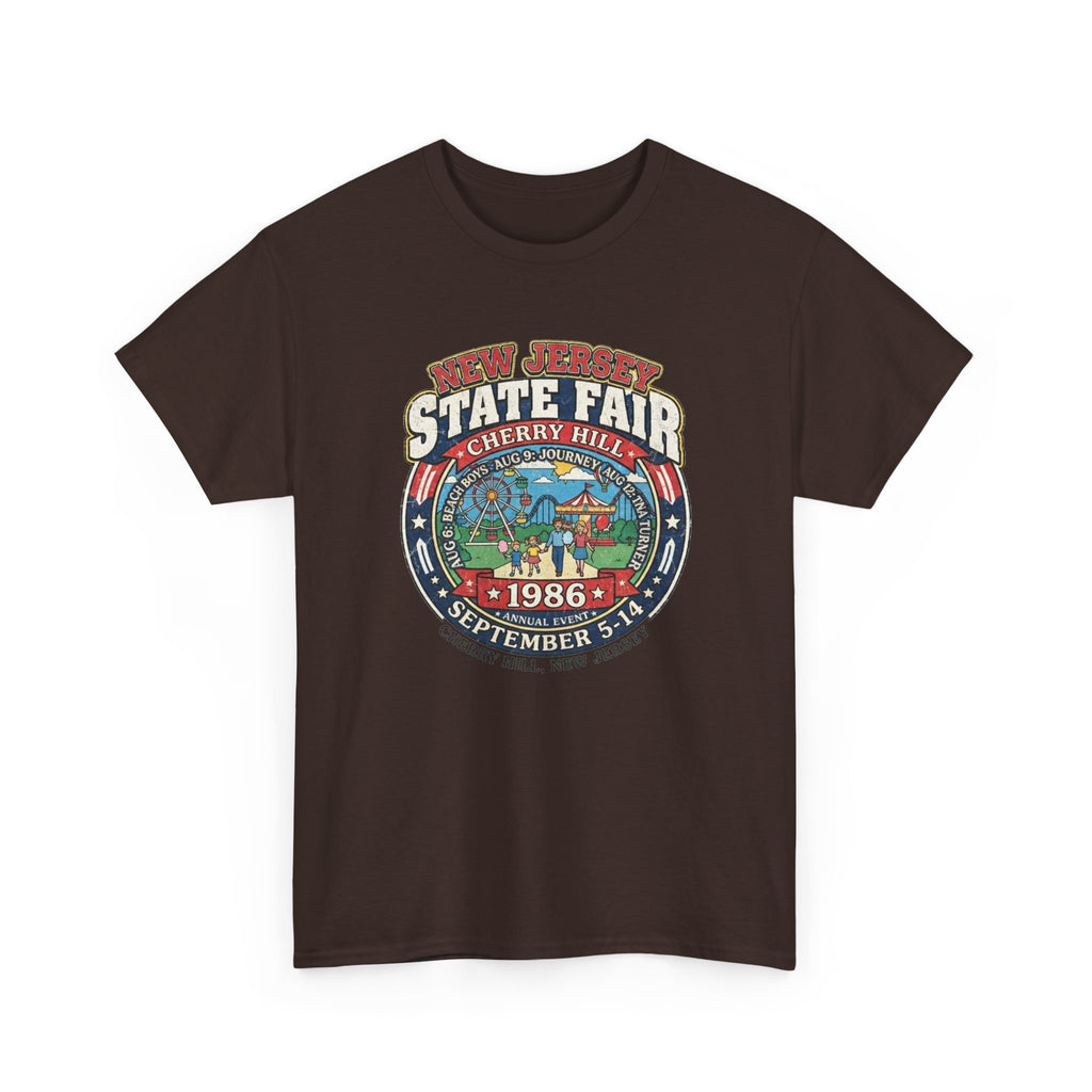 Nj State Fair 1986 vintage graphic Unisex Heavy Cotton Tee
