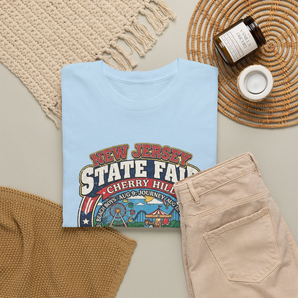 Nj State Fair 1986 vintage graphic Unisex Heavy Cotton Tee