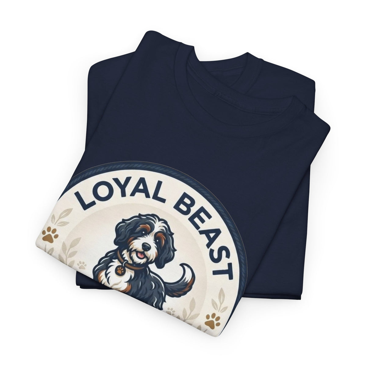 Loyal Beast Bernadoodle Unisex Heavy Cotton Tee