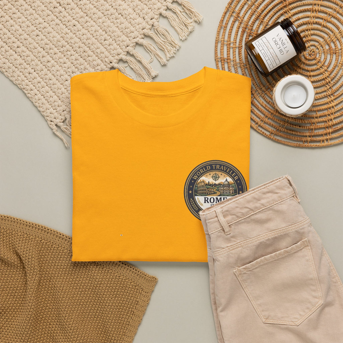 Rome World Traveler Unisex Heavy Cotton Tee